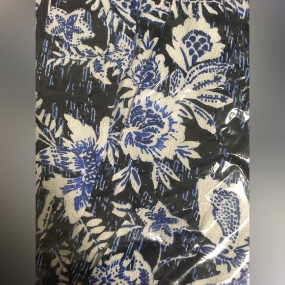 🆕TORRID - 1/2X - NWT - FLORAL BLUE WHITE MAXI HI-LO KIMONO CARDIGAN / KAFTAN - Picture 11 of 16